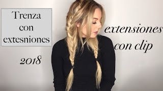 Como hacer una cola con extensiones  Myriam desde casa [upl. by Hsirap18]