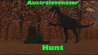 Australovenator Hunt Animation [upl. by Ahseken]