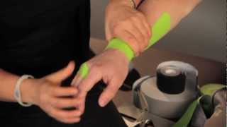 PerformTex Tape How To Tape for Carpal Tunnel Support and Pain [upl. by Edlin493]