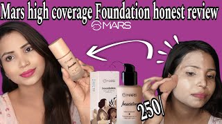 New Mars high coverage liquid Foundation review l best affordable foundation 2024  marscosmetics [upl. by Midian497]