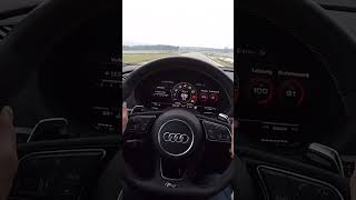 Audi RS3 🔥 0200 kmh Launch Control acceleration🏁 [upl. by Ng913]