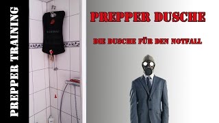 Prepper Dusche  Die Dusche für den Notfall  German HD 720p [upl. by Sotsirhc]