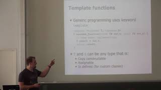 CPP09 Modern C Templates Iterators Exceptions Program input parameters OpenCV 2018 Igor [upl. by Longerich]