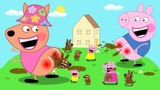 George and Peppa are playing the quotCant Stop Laughingquot game Peppa Pig Funny Animation 04 [upl. by Myrtice]