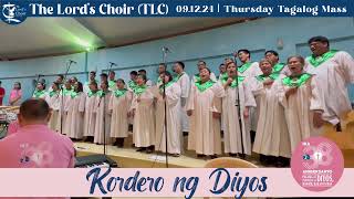 Kordero Ng Diyos  091224  TLC  38 Thursday Tagalog Mass  TLC Doha [upl. by Skilken]