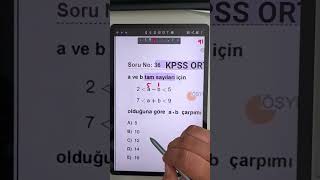 Ortaöğretim 2024 kpssmatematik [upl. by Lothar]