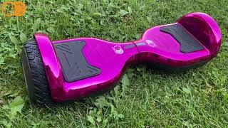 Gyrocopters PRO 60 All Terrain Hoverboard with LED wheels and lights Smart app [upl. by Merras178]