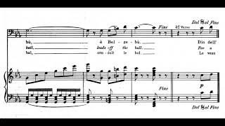 Le veau dor Faust  C Gounod Score Animation [upl. by Ecydnarb]