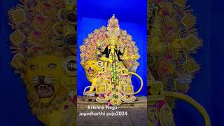 Krishna Nagar jogodharthi pujo 2024 youtube love jogodhatri pujo tending song কৃষ্ণ everyone [upl. by Vasyuta]