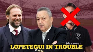 Julen Lopetegui Needs A CONVINCING Win This WeekendOr Hes Gone [upl. by Serles]