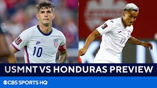 USMNT vs Honduras World Cup Qualifier  FULL Preview  CBS Sports Golazo [upl. by Aw436]