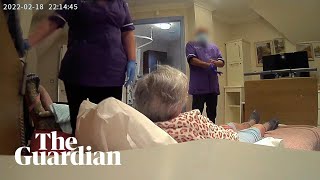 Hidden camera reveals abuse by care home staff of dementia patient Ann King [upl. by Amalee]