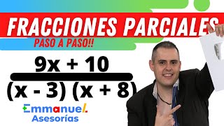 Método de Fracciones arciales Caso I Ejercicios de Álgebra ✏️ [upl. by Sidwel]