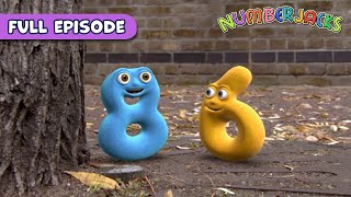 Two Four Six Eight – Round And Round  Numberjacks DOUBLE Full Episodes [upl. by Teplitz]