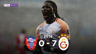 K Karabükspor 0  7 Galatasaray  Maç Özeti  201718 [upl. by Herr]