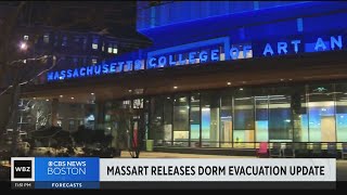 MassArt dorm to reopen Thursday after flooding from broken sprinkler system [upl. by Oivat]