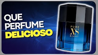 ELE é Delicioso Perfume PURE XS NIGHT Edp  purexsnight pacorabanne review [upl. by Llemmart]