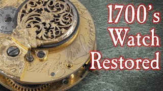 Verge Fusee Almost Defeated Me  King George III era Antique Watch Restoration [upl. by Zilvia]