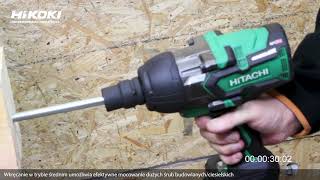 TEST AKUMULATOROWEGO KLUCZA UDAROWEGO HiKOKIHITACHI WR36DA impact wrench HiKOKIHITACHI [upl. by Ylrebmyk]