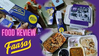 Faasos Food Review  Faasos Wrap  Faasos Rice Bowl  Desserts  Chole Kulcha Meal  Cloud Kitchen [upl. by Nnil]