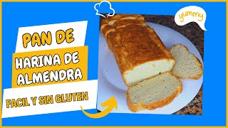 NUEVA RECETA Pan de Harina de Almendra FÁCIL y RÁPIDO [upl. by Refotsirc]