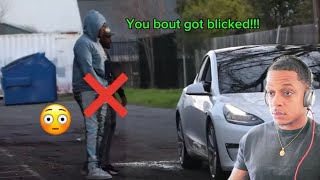 Drive by Prank In The Hood 😳 [upl. by Yelnek906]