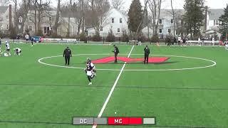 Mitchell College Mens Lacrosse vs Dean College 22223 [upl. by Araem470]