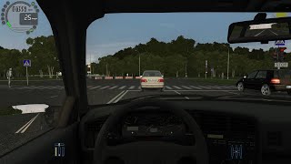 Volkswagen Passat B3 1993  City Car Driving [upl. by Chlores]