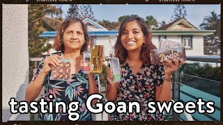 Tasting Goan Sweets with Mom 🌴🇮🇳  Magali Vaz [upl. by Liew]