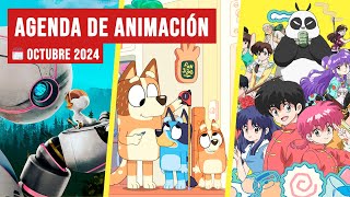 Agenda de estrenos de Animación Octubre 2024 [upl. by Nikal]