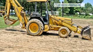 1995 ford 555d backhoe [upl. by Enyehc]