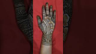 Very beautiful stylish frant hand mehndi🥰🥰newmehndimehndishortsytshortsviral mehndi design [upl. by Parette805]