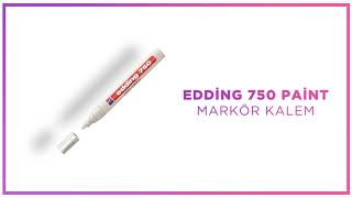 Edding 750 Paint Beyaz Markör Kalem [upl. by Nos]