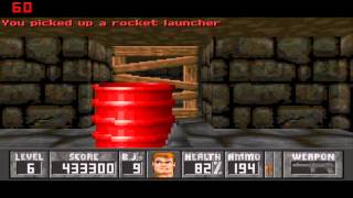 Wolfenstein 3D Spear End Of Destiny  Level 6 [upl. by Oirasec]