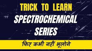 Trick To Learn Spectrochemical Series  Spectrochemical Series Trick  Chemistry Tricks neet [upl. by Arty40]