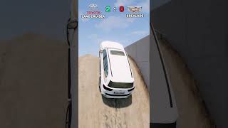 Cadillac Escalade vs Toyota Land Cruiser beamngdrive [upl. by Enoek]