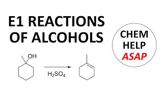 E1 reactions on alcohols [upl. by Kettie804]