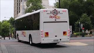 Metro Tassielink Redline and Red Decker Buses at Hobart Interchange Stop A2 [upl. by Ahserb]