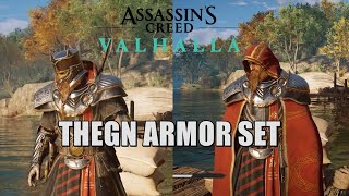 AC VALHALLA THEGN ARMOR SET LOCATIONS GUIDE  Assassins Creed Valhalla Bear Gear [upl. by Ateuqram]