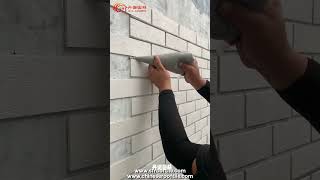 Easy Installation Flexible Clay Wall Tiles for Your Home  StepbyStep Demo [upl. by Chavez]