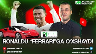 Davron Fayziyev Ronaldu va Messi “Ferrari”ga oʻxshaydi [upl. by Yerbua]