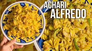 Achari Alfredo pasta Creamy pasta Recipe ZAWA [upl. by Eihpos245]