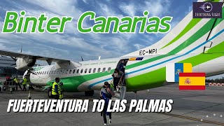 Facing Travel Differently Binter Canarias ATR 72600 Experience [upl. by Sacrod]