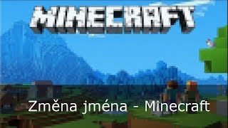 Změna jména  Minecraft [upl. by Neeruan]