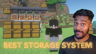 How to Build an EASY Storage System in Minecraft 🗃️  Auto Sorter Tutorial [upl. by Geiss]