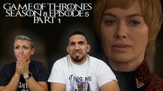 Game of Thrones Season 8 Episode 5 The Bells Part 1 REACTION [upl. by Ahsam]