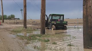 Greeley farmers see many fields wiped out after overnight storm [upl. by Gonick]