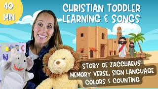 CHRISTIAN STORY TIME amp SONGS FOR CHILDREN  Ms Rachel Inspired Christian Learning  First Words [upl. by Ahsienek]