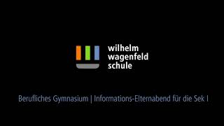 Berufliches Gymnasium  InformationsElternabend SEK I [upl. by Torrin]