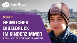 Heimlicher Bibeldruck im Kinderzimmer  Geschichten von Gottes Wirken [upl. by Persas477]